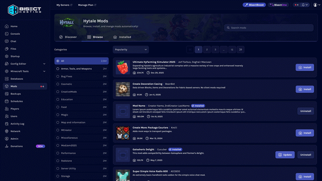Introducing the Hytale Mods Manager