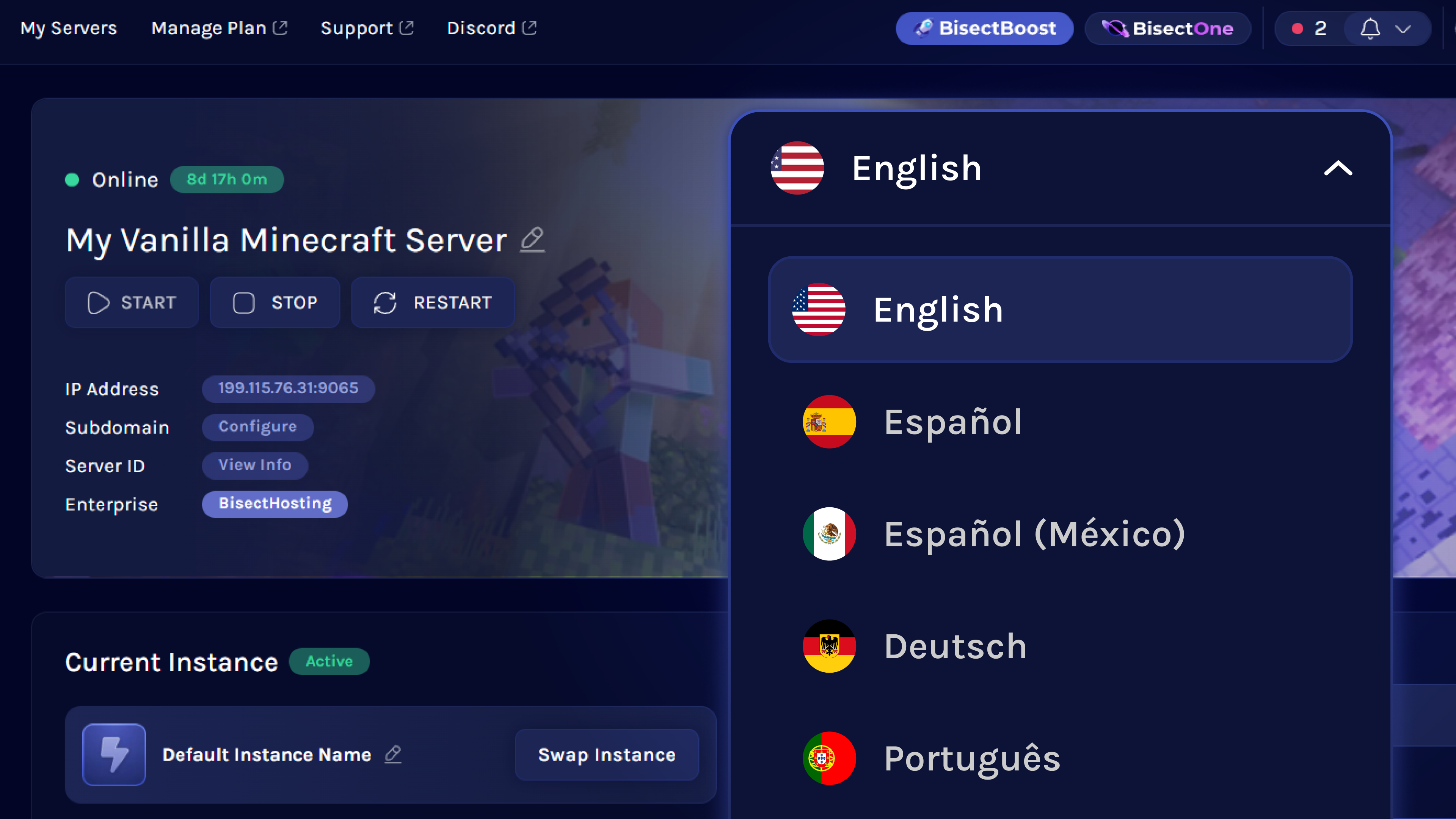 Language Support in Starbase